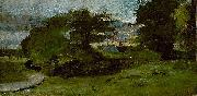 John Constable Landscape with Cottages painting